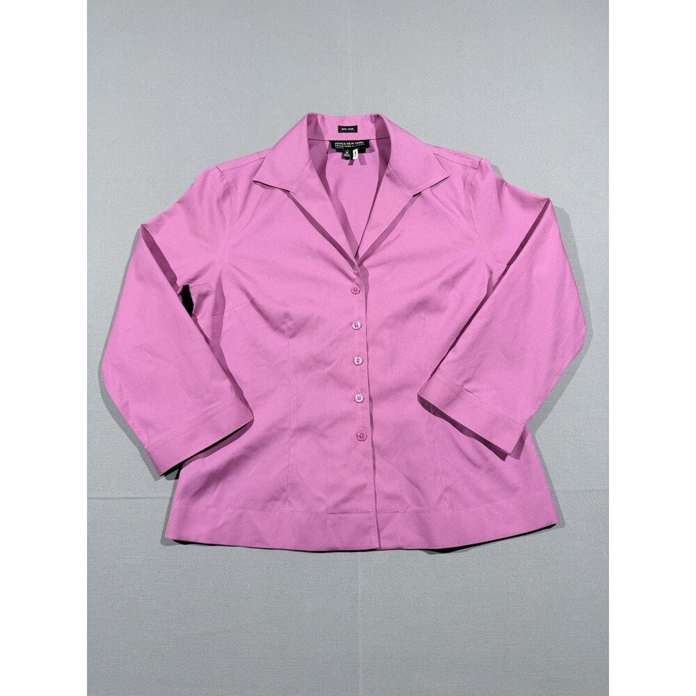 Jones New York Platinum Collection Size 4P Petite Pink Jacket